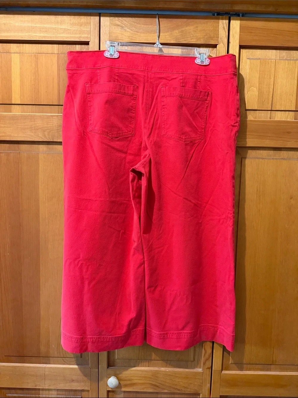 SPANX Red Wide Leg Pants - Picture 7 of 8
